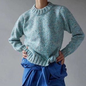 CARON CALLAHAN - Inga Sweater in Turquoise Confetti - Size L